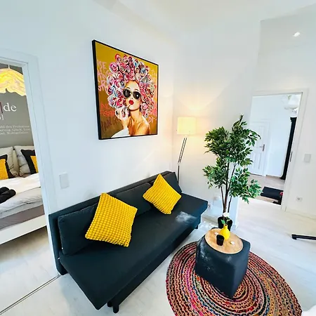 Mola Apartments- Trendiges In Der City-naehe Dortmund-terrasse-3 Gaeste-wlan * 黑尔德克