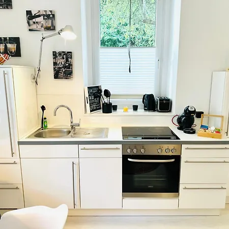 Mola Apartments- Trendiges In Der City-naehe Dortmund-terrasse-3 Gaeste-wlan * 黑尔德克