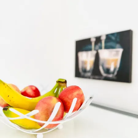 公寓 Mola Apartments- Trendiges In Der City-naehe Dortmund-terrasse-3 Gaeste-wlan