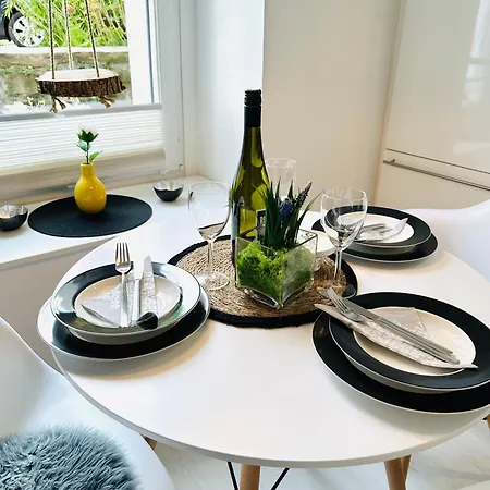 公寓 Mola Apartments- Trendiges In Der City-naehe Dortmund-terrasse-3 Gaeste-wlan 黑尔德克