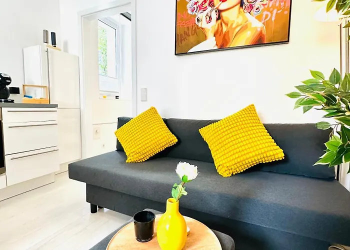 Mola Apartments- Trendiges In Der City-naehe Dortmund-terrasse-3 Gaeste-wlan Herdecke